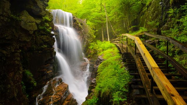 让我们登上山峡更高处