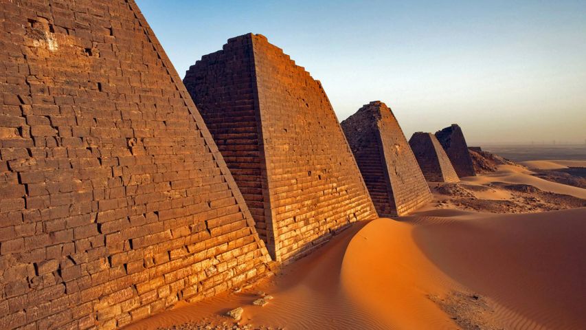 Pyramiden von Meroe, Sudan 