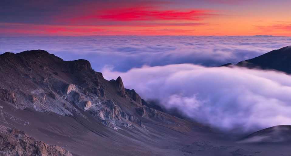 夏威夷毛伊岛哈雷阿卡拉火山