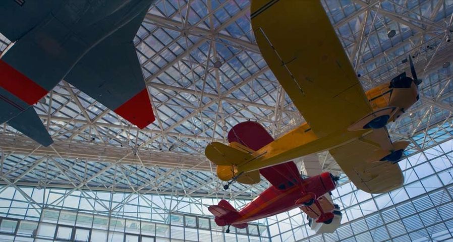 Flugzeuge im Museum of Flight in Seattle, USA