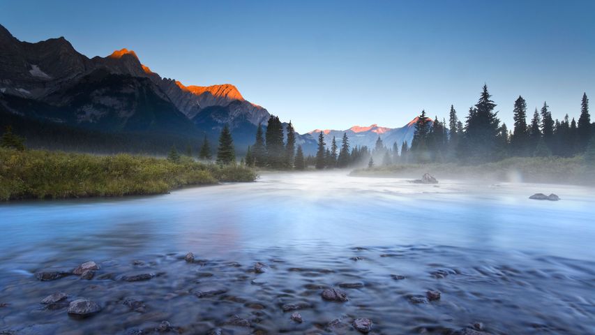 Elk River, East Kootenay, British Columbia, Kanada 