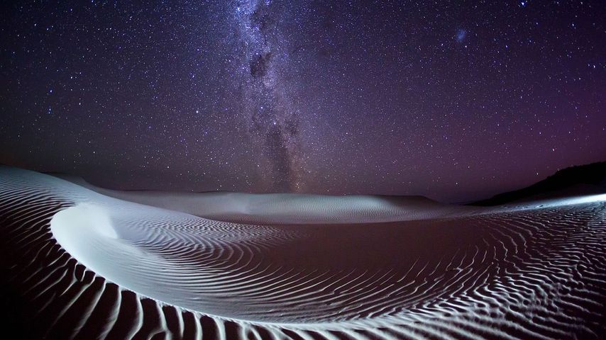 Milchstraße über der Sleaford Bay, Eyre-Halbinsel, South Australia, Australien