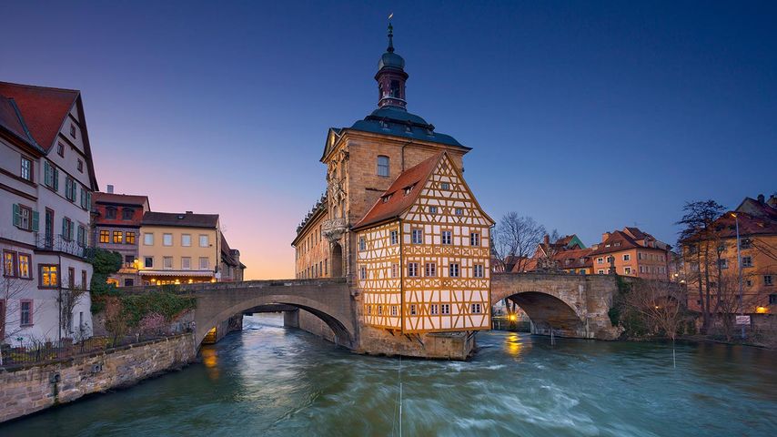 Altes Rathaus, Bamberg, Bayern, Deutschland 