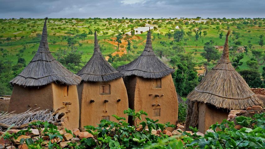 Dogon-Dorf bei Bandiagara, Mali 
