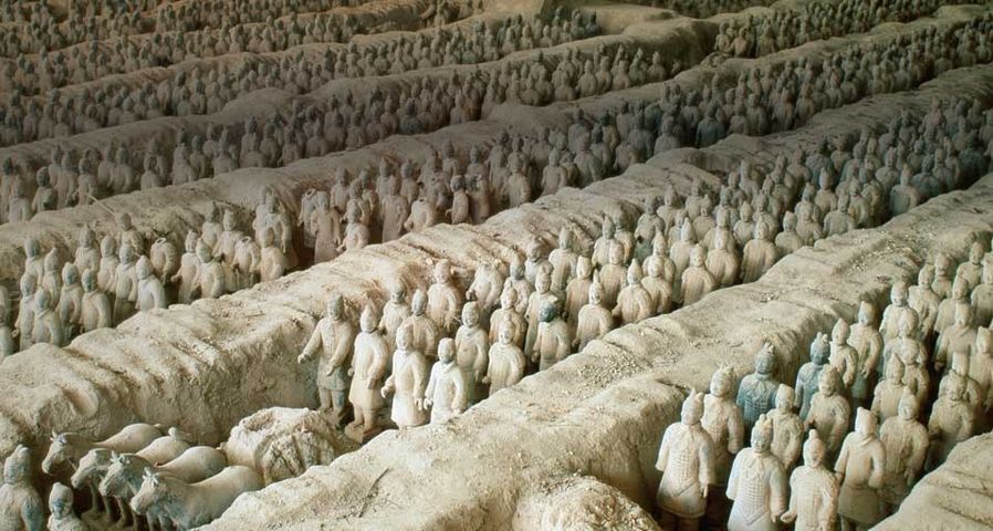 Die Terrakotta-Armee von  Xi’an, China – GR. Richardson/Photolibrary ©