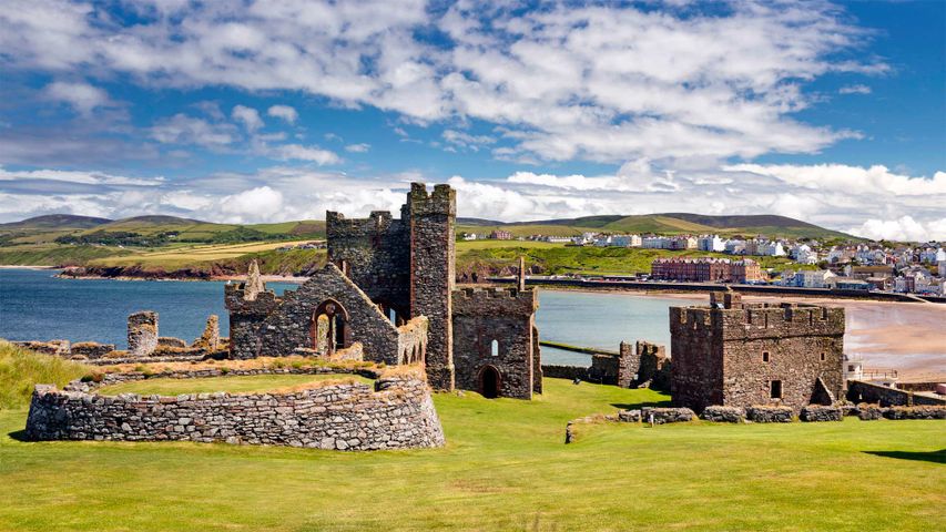 Peel Castle auf St Patrick’s Isle, Isle of Man