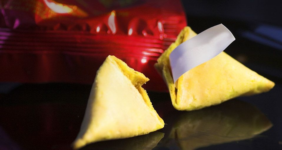 传统的中国食品幸运饺