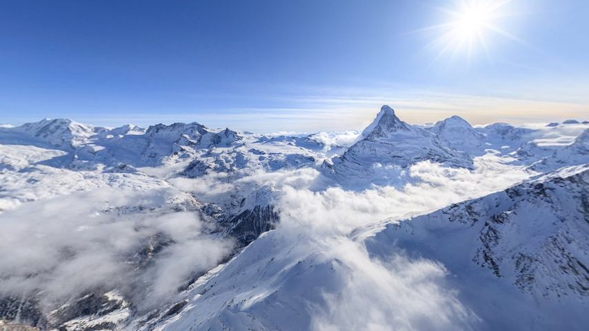 Walliser Alpen, Zermatt, Schweiz