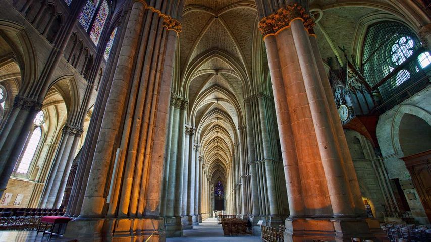 Kathedrale Notre-Dame von Reims, Département Marne, Frankreich