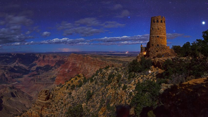 Desert View Watchtower, Grand-Canyon-Nationalpark, Arizona, USA 