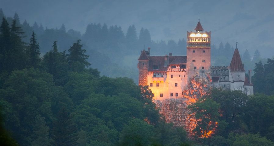 Schloss Bran (Draculaschloss) in Transsilvanien, Rumänien