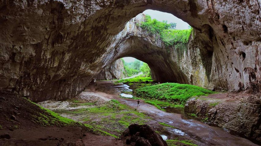 Devetashka-Höhle in der Nähe von Lòwetsch, Bulgarien