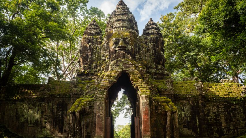 Nordtor von Angkor Thom, Archäologischer Park von Angkor, Kambodscha