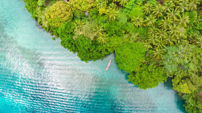 Blaue Lagune, Pulau Ai, Banda-Inseln, Indonesien