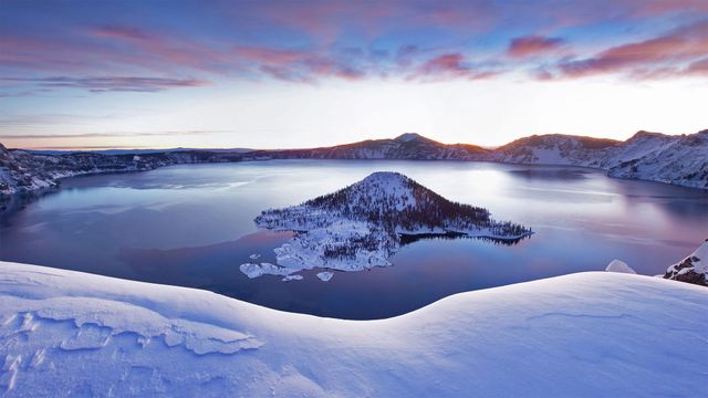 火山口湖,俄勒冈州