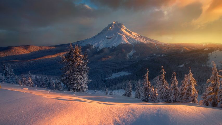 Mount Hood, Stratovulkan, Oregon, USA