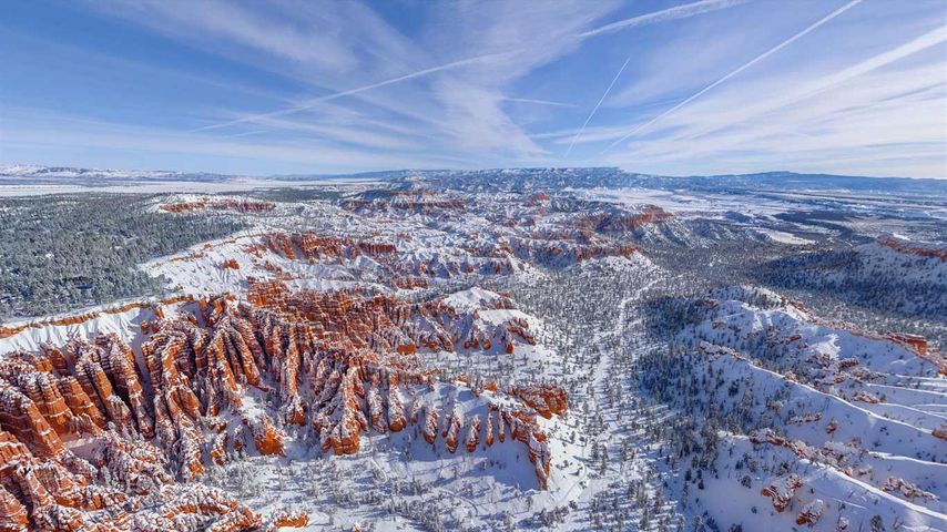 Bryce-Canyon-Nationalpark im Winter, Utah, USA