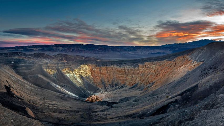 Ubehebe Crater im Death-Valley-Nationalpark, Kalifornien, USA