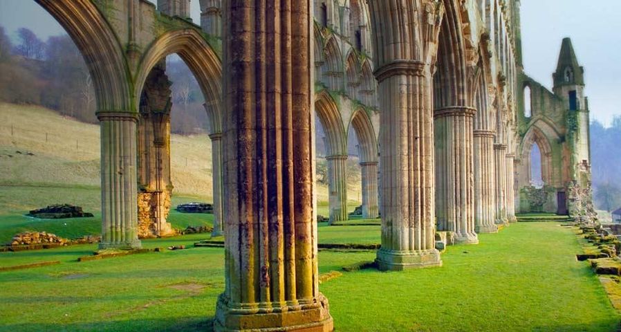 Rievaulx Abbey in Yorkshire, England