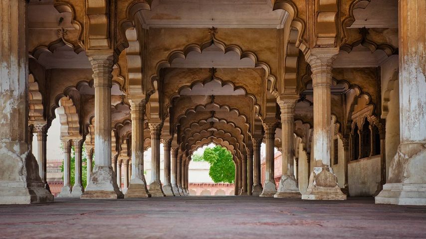 Rotes Fort in Agra, Uttar Pradesh, Indien