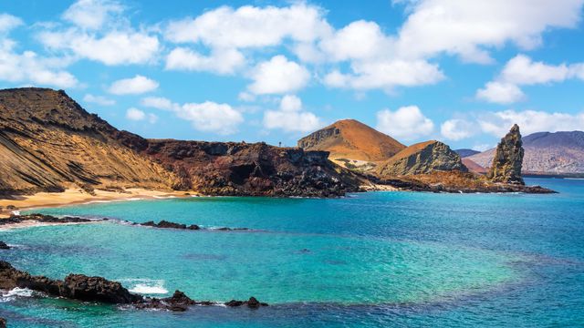 峭壁、海湾和火山口