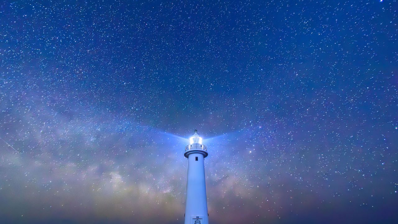 闪耀的夜灯