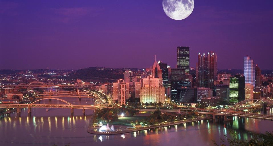 宾州匹兹堡夜景
