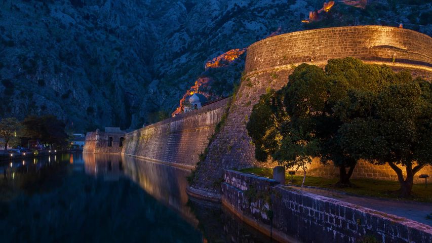 Teil der Befestigungsanlagen von Kotor, Montenegro 