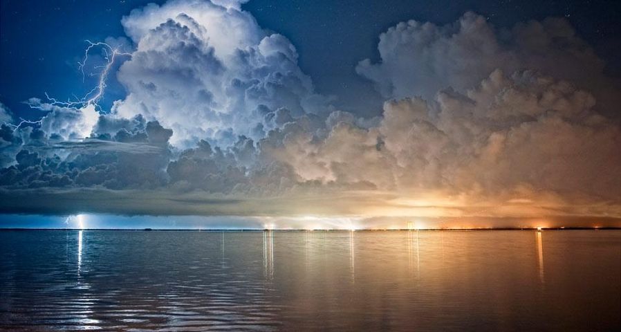Blitzeinschlag, Cape Canaveral, Florida