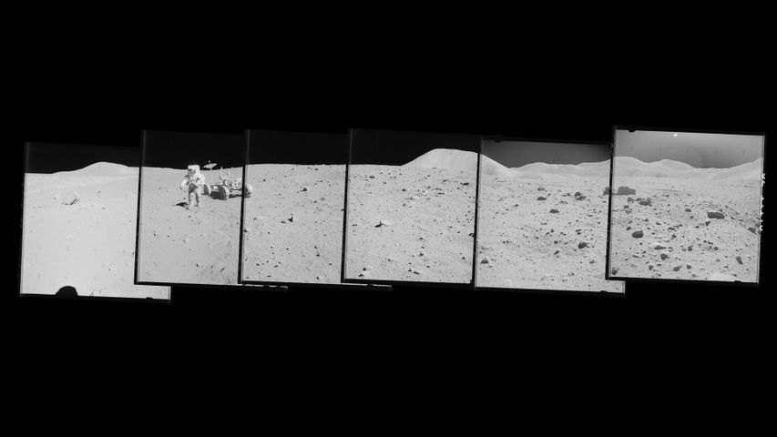 Zusammengesetzte Fotografien der Apollo 15-Mission, 1971 