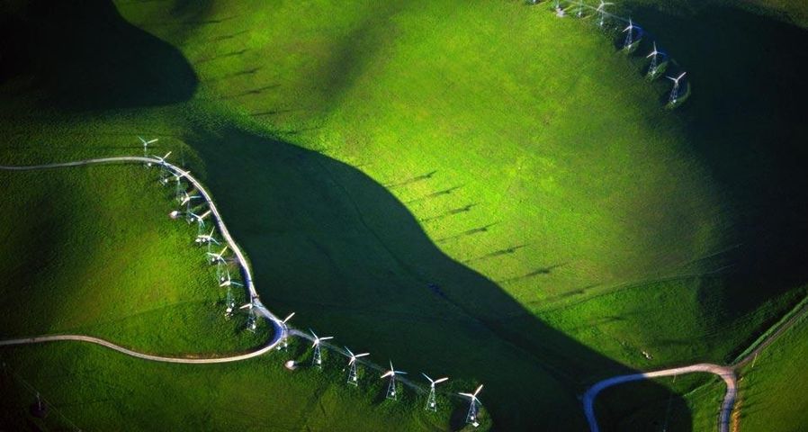 Windturbinen nahe Livermore, Kalifornien
