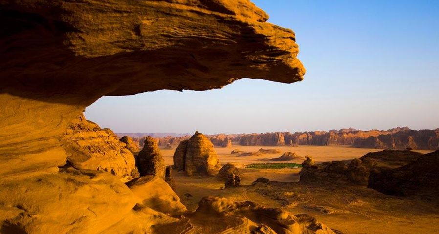 Die Wüste nahe der Oasenstadt al-'Ula, Saudi-Arabien
