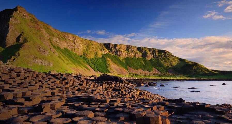 Der Giant's Causeway an der nördlichen Küste des Countys Antrim in Nordirland – SIME/eStock Photo ©