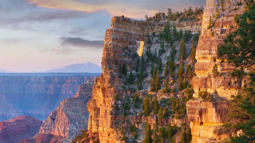Angels Window am Nordrand des Grand Canyon, Arizona, USA