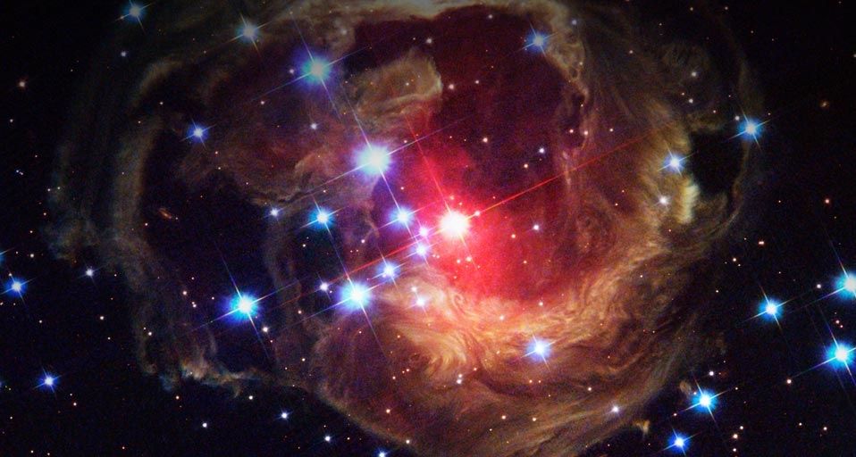 麒麟座中的v838星