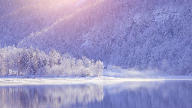 辛特湖冬景
