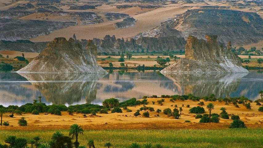 Ounianga Serir Seen im Nord-Tschad