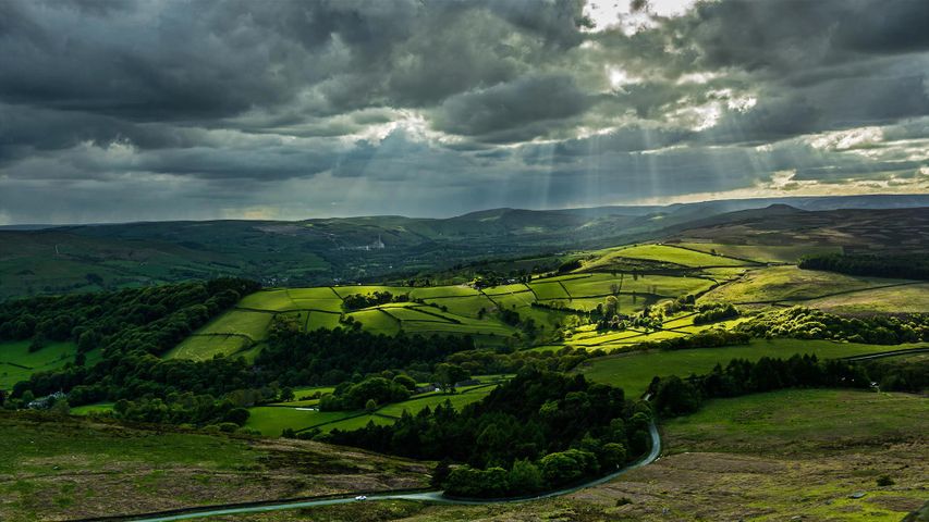 Hope Valley, Peak District, England, Großbritannien