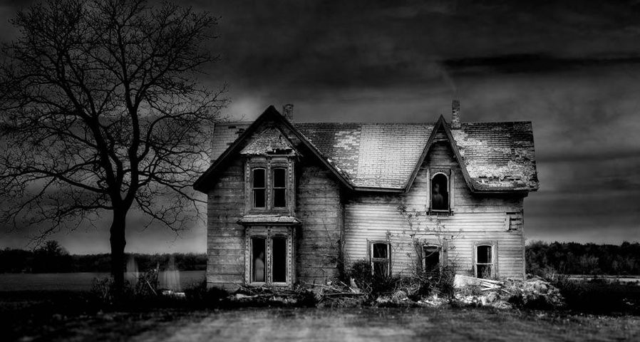 Ein altes verlassenes Haus im Süden Ontarios, Kanada