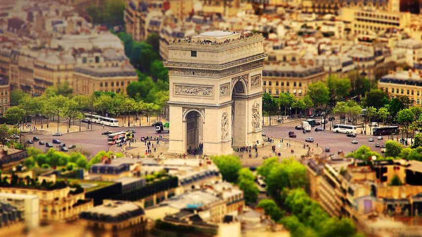 Arc de Triomphe de l'Étoile (Triumphbogen), Paris, Frankreich