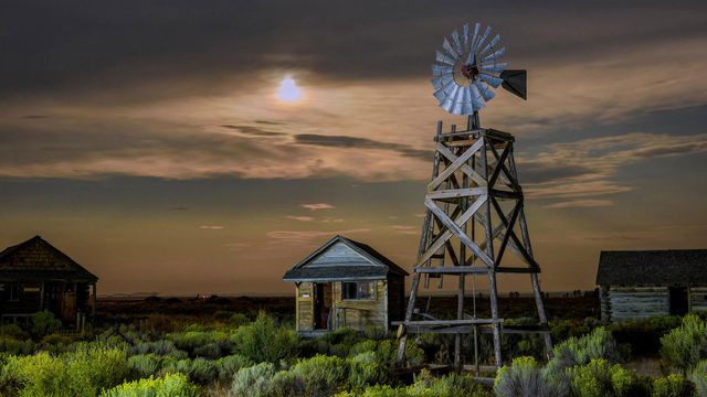 Fort Rock Valley Historical Homestead博物馆，俄勒冈