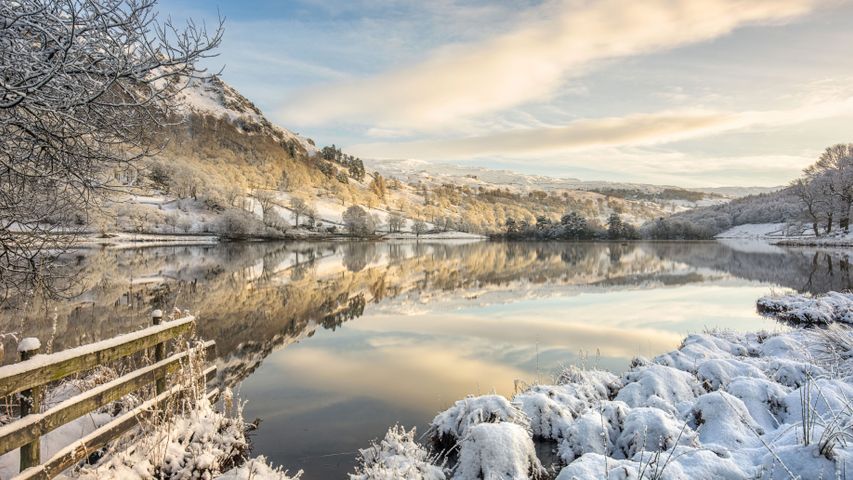 Rydal Water im Lake District, Cumbria, England