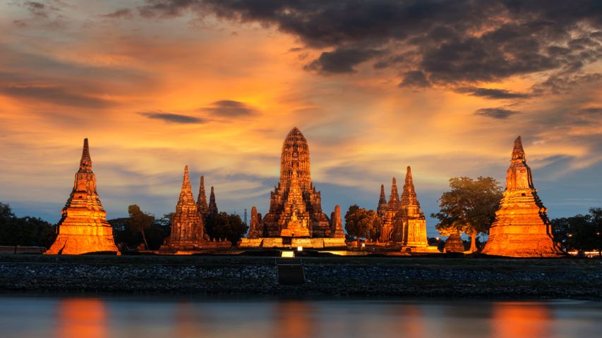 Wat Chai Watthanaram, Historischer Park von Ayutthaya, Thailand