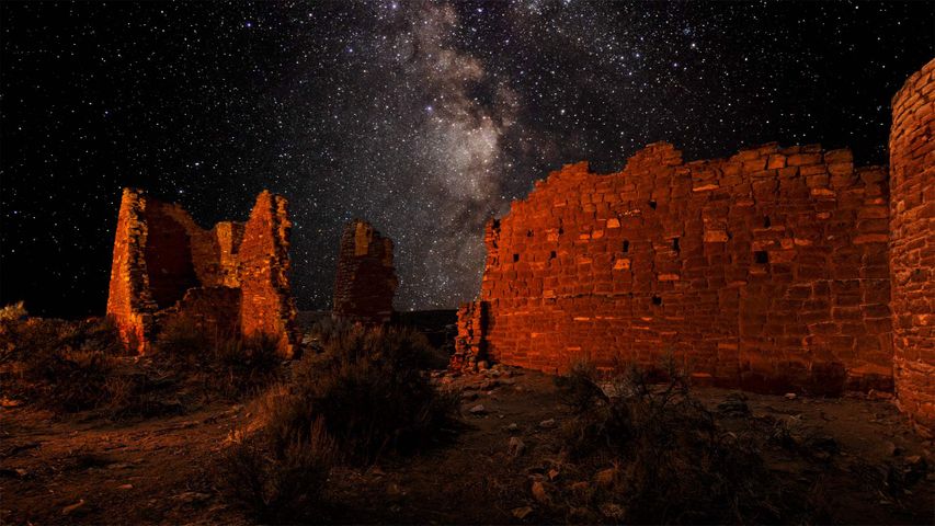 Square-Tower-Ruinen im Hovenweep National Monument, Utah, USA
