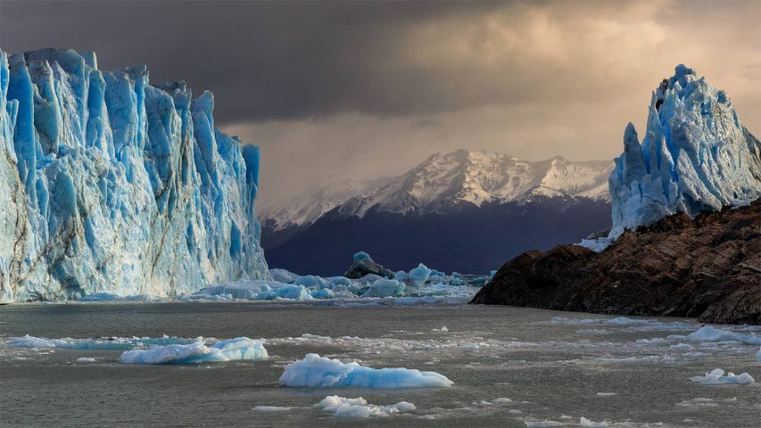 Perito-Moreno-Gletscher im Nationalpark Los Glaciares, Patagonien, Argentinien
