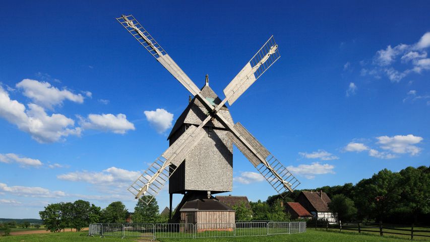 Mühle im LWL-Freilichtmuseum Detmold, NRW