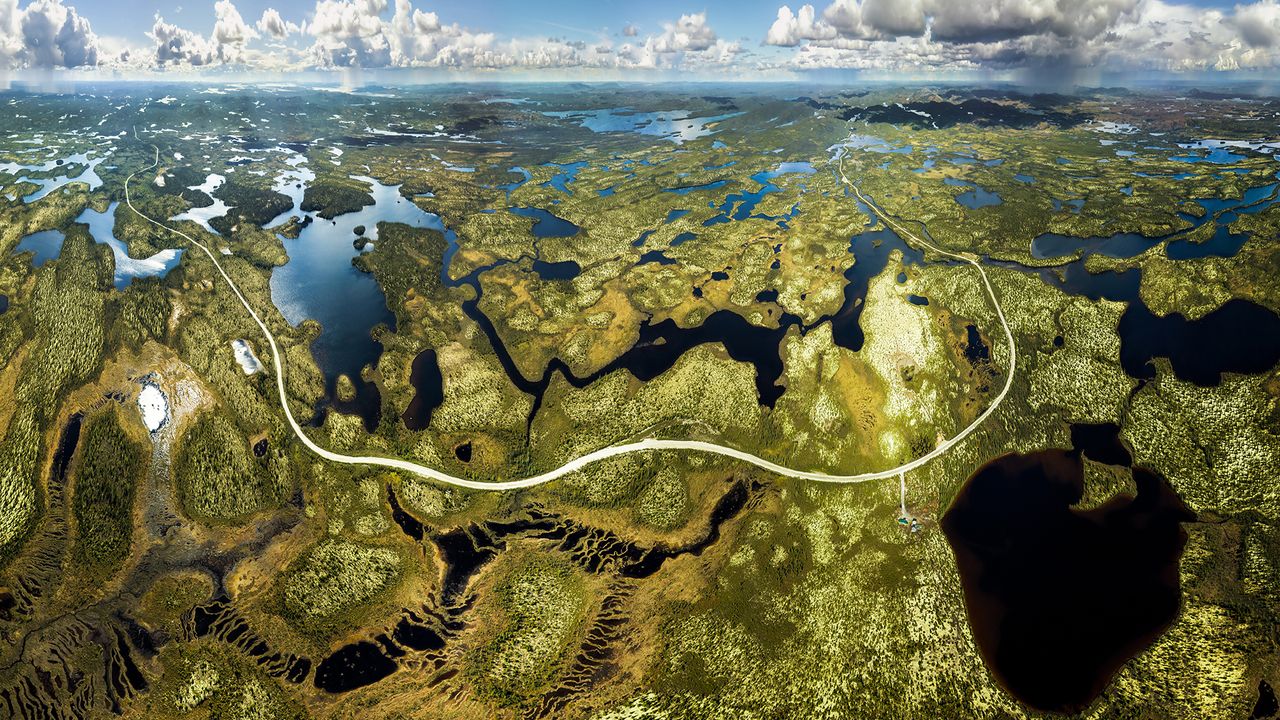 北魁北克的公路，加拿大