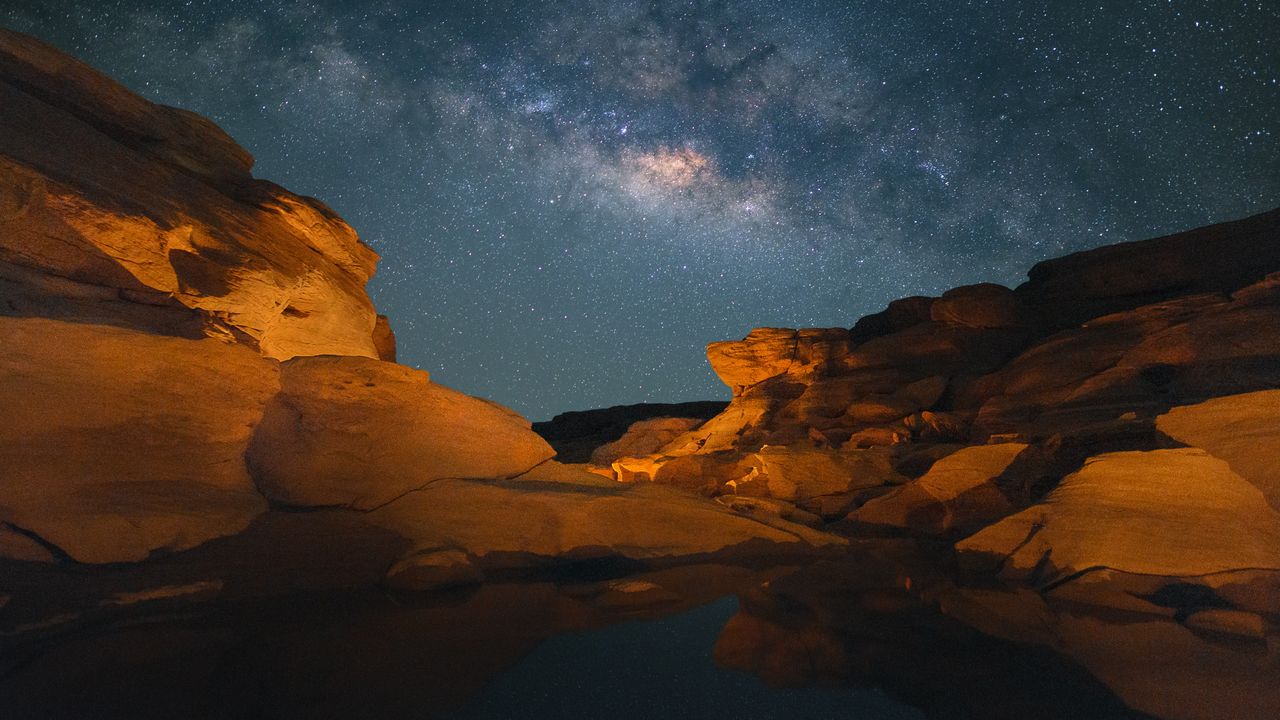三千坑上空的星星