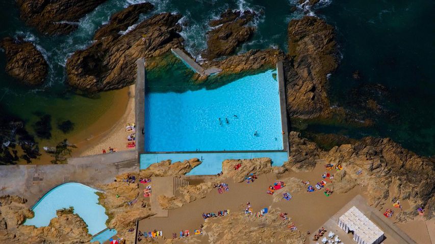 Strandbad „Piscinas das Marés“ in Leça da Palmeira, Portugal