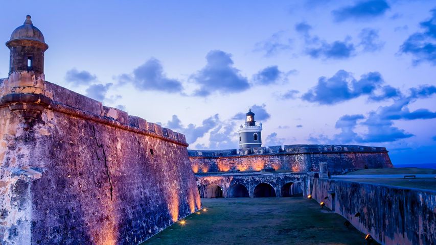 Die Festung San Felipe del Morro in San Juan, Puerto Rico